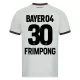 Maillot De Foot Bayer 04 Leverkusen Jeremie Frimpong 30 Extérieur 23/24