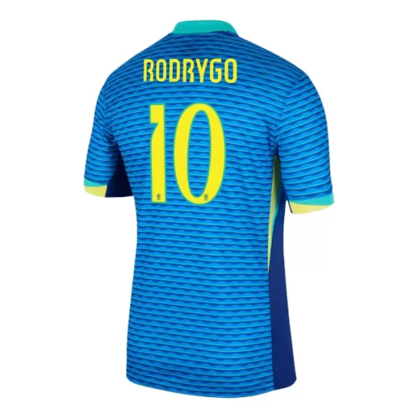 Maillot De Foot Brésil Rodrygo Goes 10 Extérieur 2024