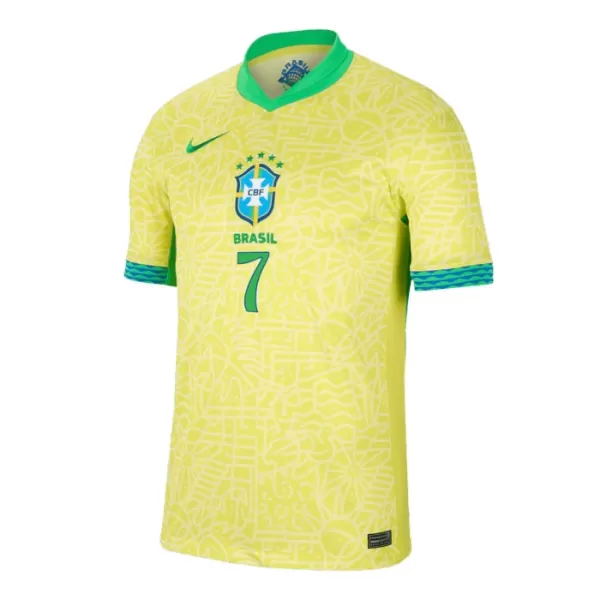 Maillot De Foot Brésil Vinicius Junior 7 Domicile 2024