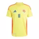 Maillot De Foot Colombie Juan Cuadrado 11 Domicile 2024