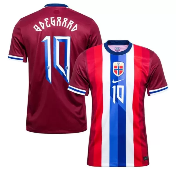 Maillot De Foot Norvège Martin Ødegaard 10 Domicile 2024