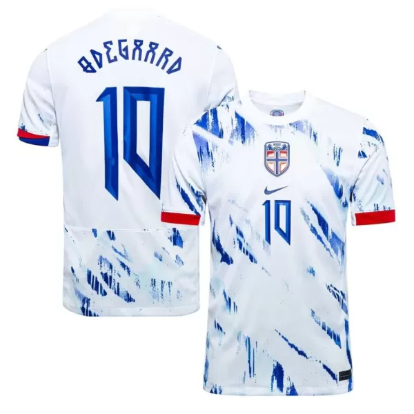 Maillot De Foot Norvège Martin Ødegaard 10 Extérieur 2024