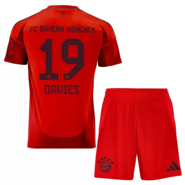 Kit De Football FC Bayern Munich Alphonso Davies 19 Enfant Domicile 24/25