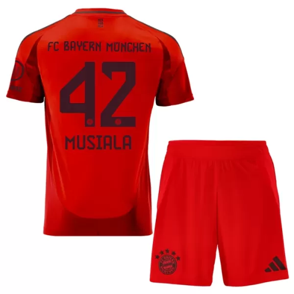 Kit De Football FC Bayern Munich Jamal Musiala 42 Enfant Domicile 24/25