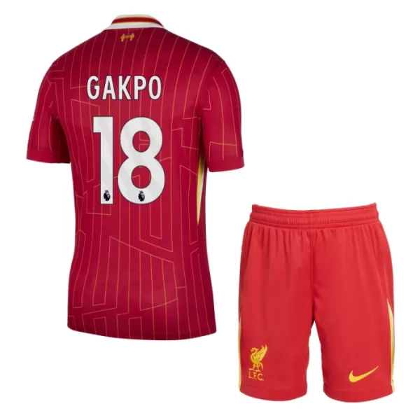 Kit De Football Liverpool Cody Gakpo 18 Enfant Domicile 24/25