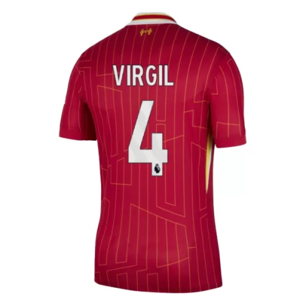 Kit De Football Liverpool Virgil van Dijk 4 Enfant Domicile 24/25