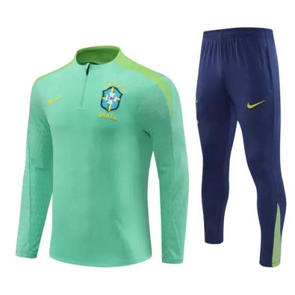 Brésil Enfant Kit de Sweat-shirt d’entraînement 24/25 Vert