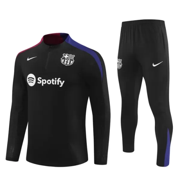 FC Barcelone Enfant Kit de Sweat-shirt d’entraînement 24/25 Noir