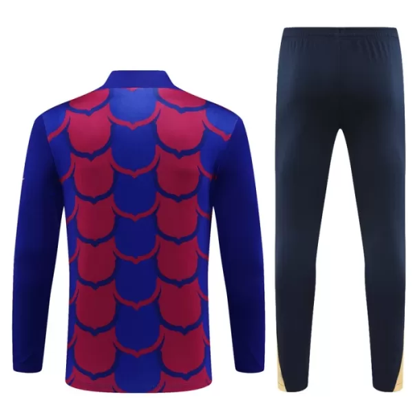 FC Barcelone Kit de Sweat-shirt d’entraînement 24/25 Bleu