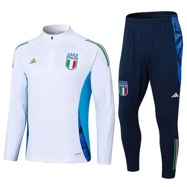 Italie Enfant Kit de Sweat-shirt d’entraînement 24/25 Blanc