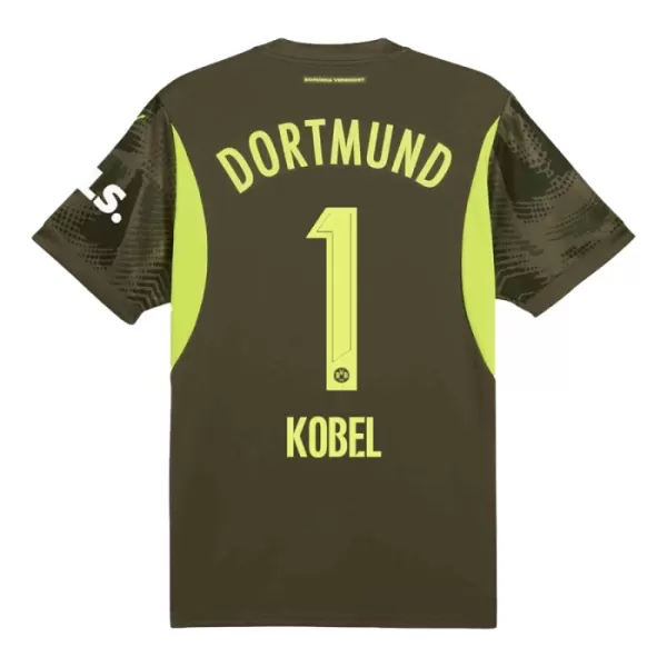 Maillot De Foot Gardien Borussia Dortmund Kobel 1 Extérieur 24/25