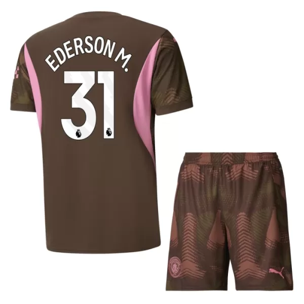 Kit De Football Gardien Manchester City Ederson Moraes 31 Enfant Domicile 24/25