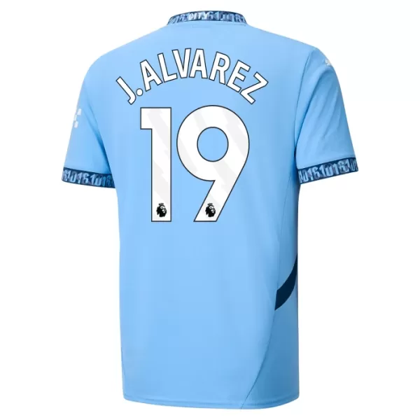 Kit De Football Manchester City Julián Álvarez 19 Enfant Domicile 24/25