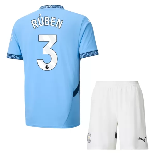 Kit De Football Manchester City Rúben Dias 3 Enfant Domicile 24/25