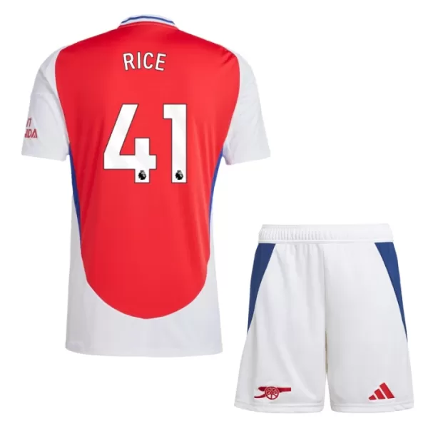 Kit De Football Arsenal Declan Rice 41 Enfant Domicile 24/25