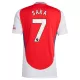 Maillot De Foot Arsenal Bukayo Saka 7 Domicile 24/25