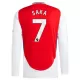 Maillot De Foot Arsenal Bukayo Saka 7 Domicile 24/25 Manches Longues