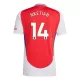 Maillot De Foot Arsenal Nketiah 14 Domicile 24/25