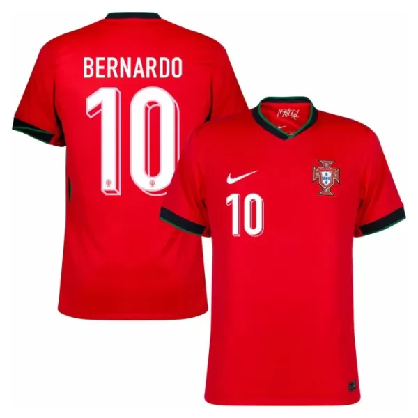 Maillot De Foot Portugal Bernardo Silva 10 Domicile Euro 2024