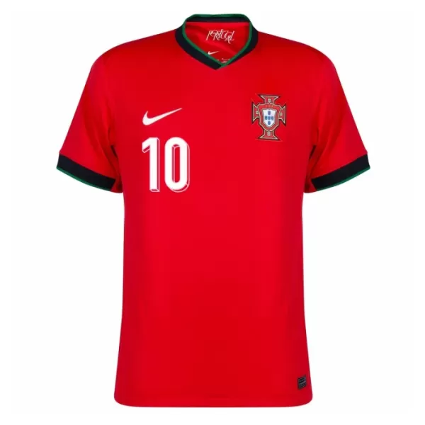 Maillot De Foot Portugal Bernardo Silva 10 Domicile Euro 2024