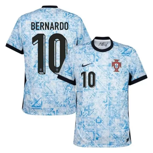 Maillot De Foot Portugal Bernardo Silva 10 Extérieur Euro 2024