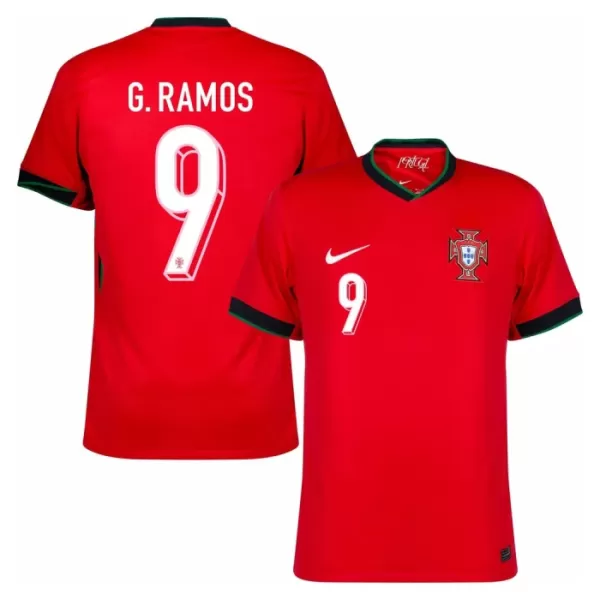 Maillot De Foot Portugal G. Ramos 9 Domicile Euro 2024