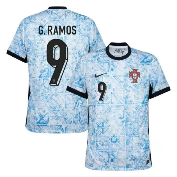 Maillot De Foot Portugal G. Ramos 9 Extérieur Euro 2024