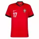 Maillot De Foot Portugal Rafael Leão 17 Domicile Euro 2024