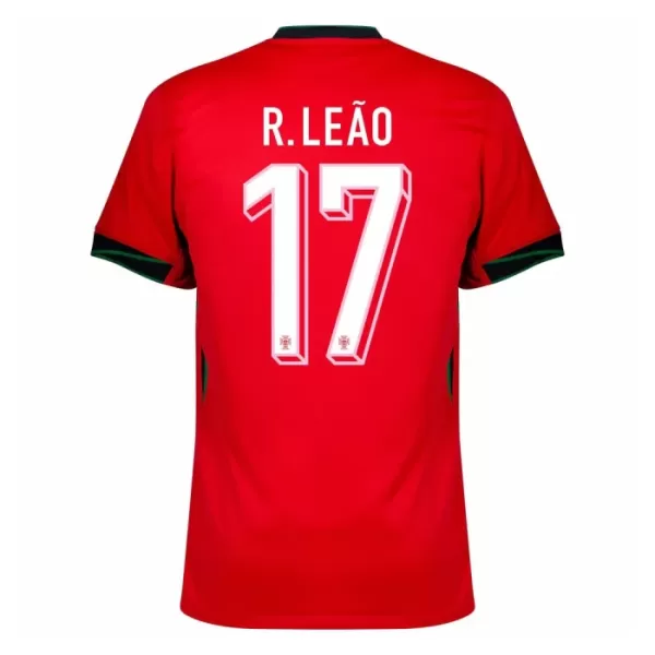 Maillot De Foot Portugal Rafael Leão 17 Domicile Euro 2024