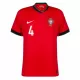 Maillot De Foot Portugal Rúben Dias 4 Domicile Euro 2024