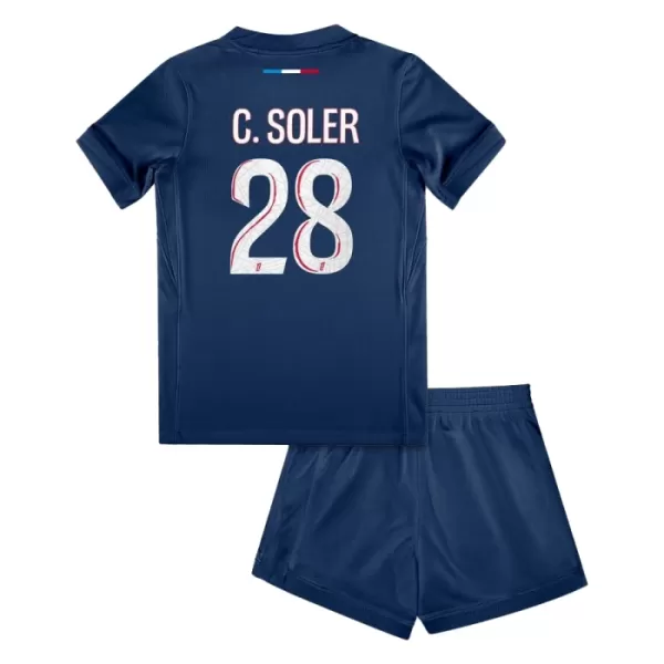 Kit De Football Paris Saint-Germain Carlos Soler 28 Enfant Domicile 24/25