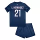 Kit De Football Paris Saint-Germain Lucas Hernandez 21 Enfant Domicile 24/25