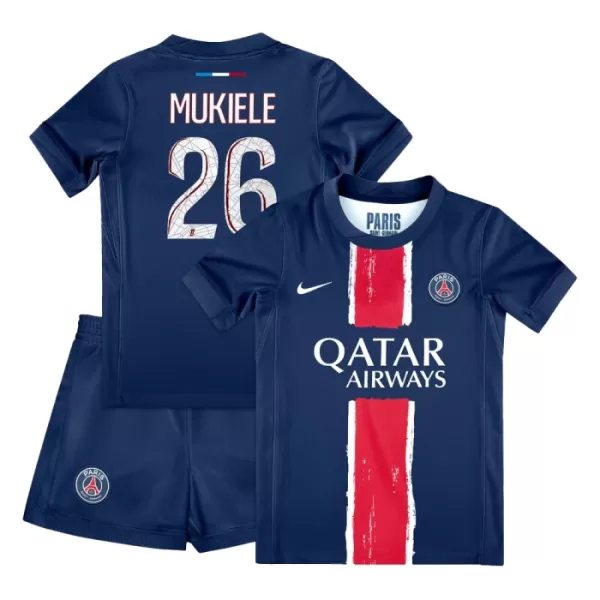 Kit De Football Paris Saint-Germain Nordi Mukiele 26 Enfant Domicile 24/25