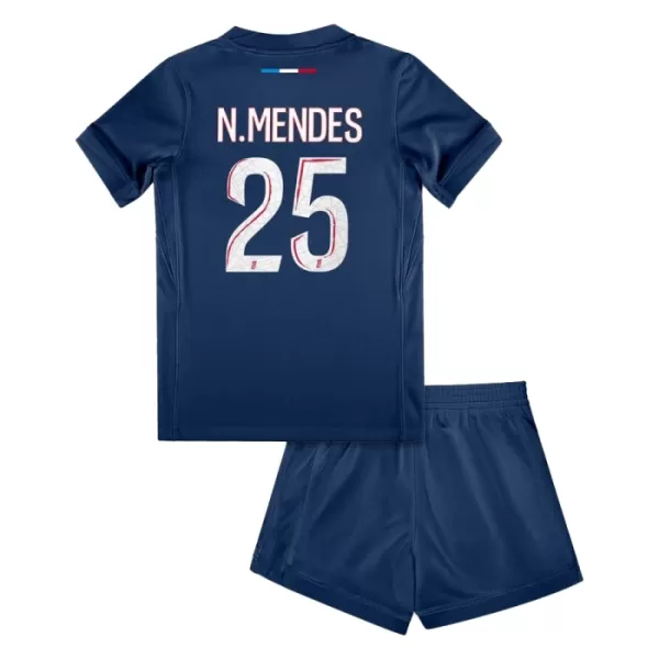 Kit De Football Paris Saint-Germain Nuno Mendes 25 Enfant Domicile 24/25