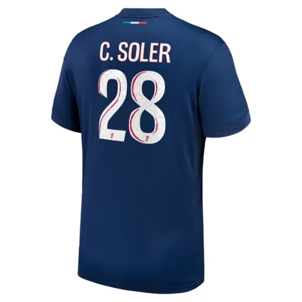 Maillot De Foot Paris Saint-Germain Carlos Soler 28 Domicile 24/25