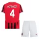 Kit De Football Milan AC Bennacer 4 Enfant Domicile 24/25