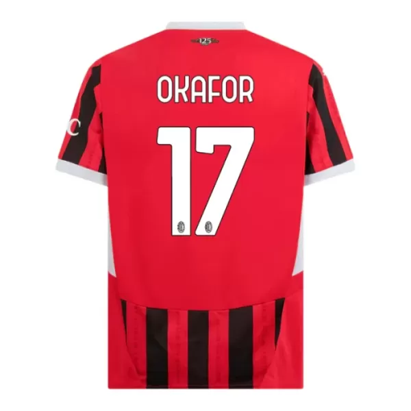 Kit De Football Milan AC Okafor 17 Enfant Domicile 24/25