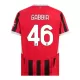 Maillot De Foot Milan AC Gabbia 46 Domicile 24/25