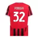 Maillot De Foot Milan AC Pobega 32 Domicile 24/25