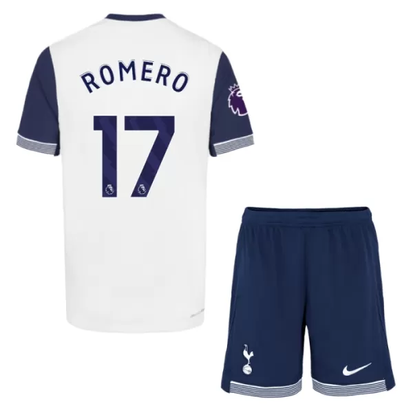 Kit De Football Tottenham Hotspur Cristian Romero 17 Enfant Domicile 24/25