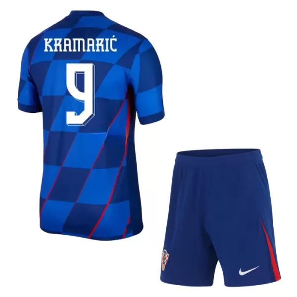 Kit De Football Croatie Kramaric 9 Enfant Extérieur Euro 2024