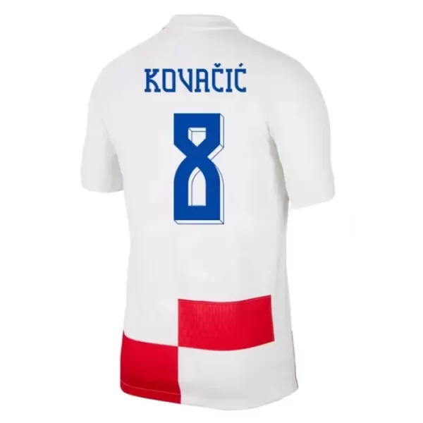 Kit De Football Croatie Mateo Kovacic 8 Enfant Domicile Euro 2024