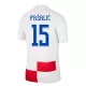 Kit De Football Croatie Pasalic 15 Enfant Domicile Euro 2024