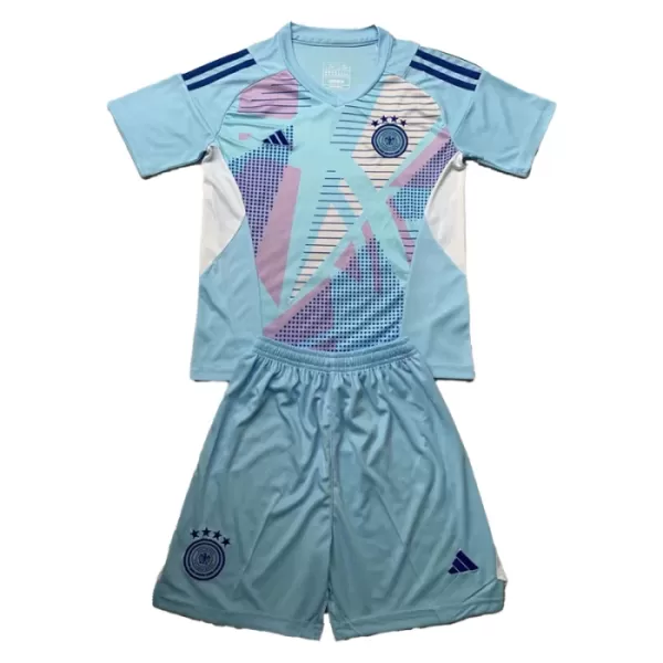 Kit De Football Gardien Allemagne Enfant Euro 2024 Bleu