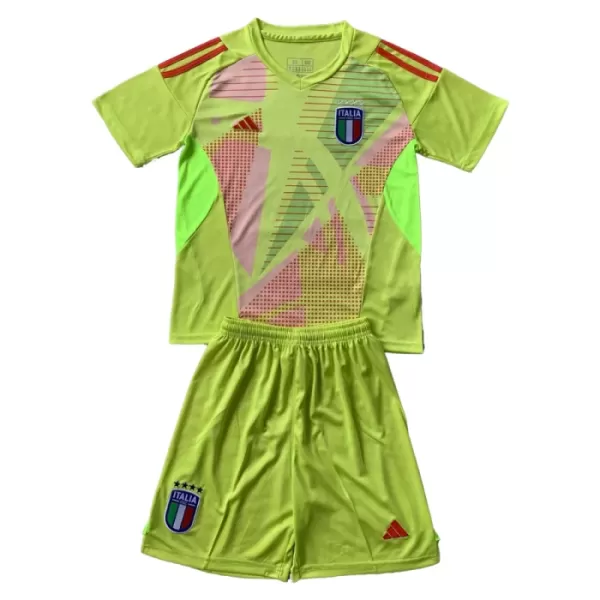 Kit De Football Gardien Italie Enfant Euro 2024 Jaune