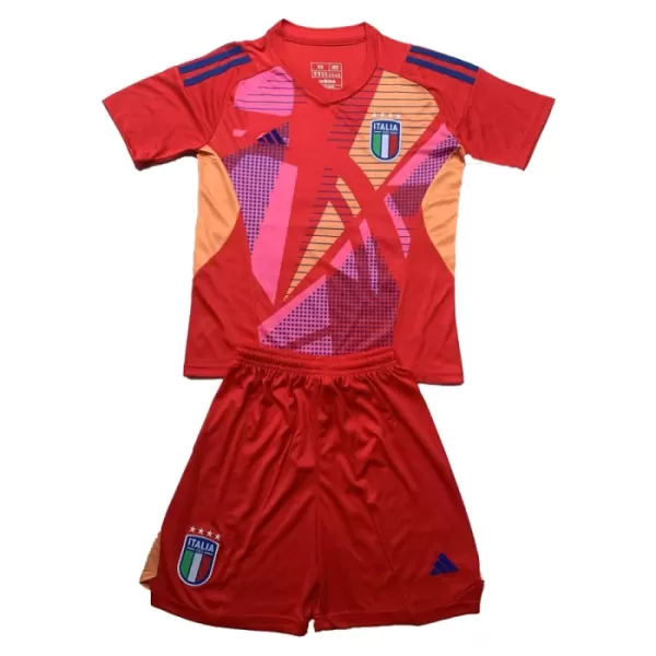 Kit De Football Gardien Italie Enfant Euro 2024 Rouge