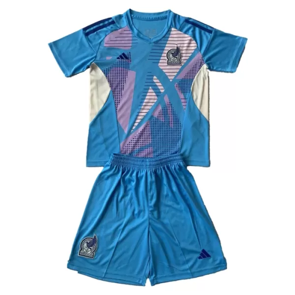 Kit De Football Gardien Mexique Enfant 2024 Bleu