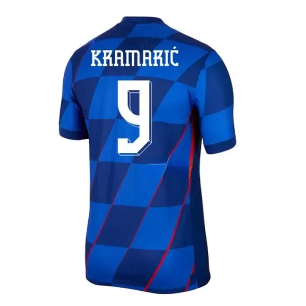 Maillot De Foot Croatie Kramaric 9 Extérieur Euro 2024