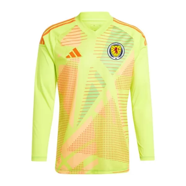 Maillot De Foot Gardien Écosse Euro 2024 Manches Longues Jaune