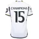 Maillot De Foot Real Madrid CHAMPIONS 15 Domicile 23/24